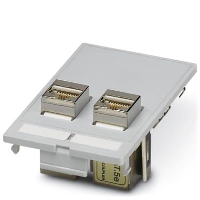 VS-SI-FP-2RJ45-5-MOD-BU/BU