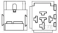 4-1419106-0 by te connectivity / amp brand