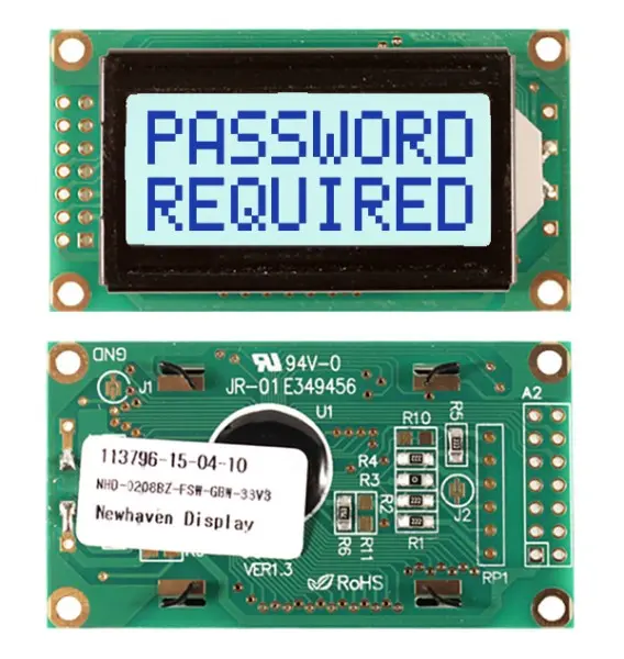 NHD-0208BZ-FSW-GBW-33V3
