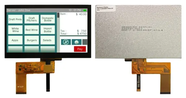 NHD-7.0-800480EF-ATXL#-CTP by newhaven display