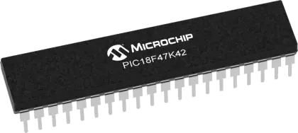 PIC18F47K42-E/P by microchip technology