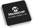 PIC32MK1024MCF100-I/PT
